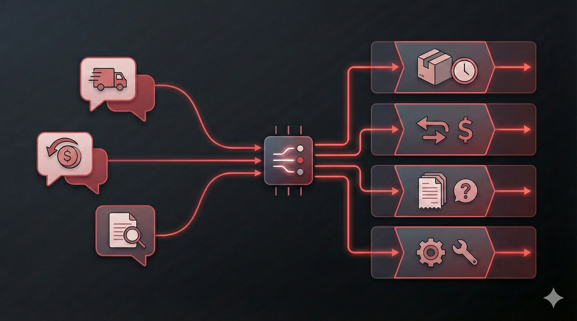 Smart query building workflow diagram