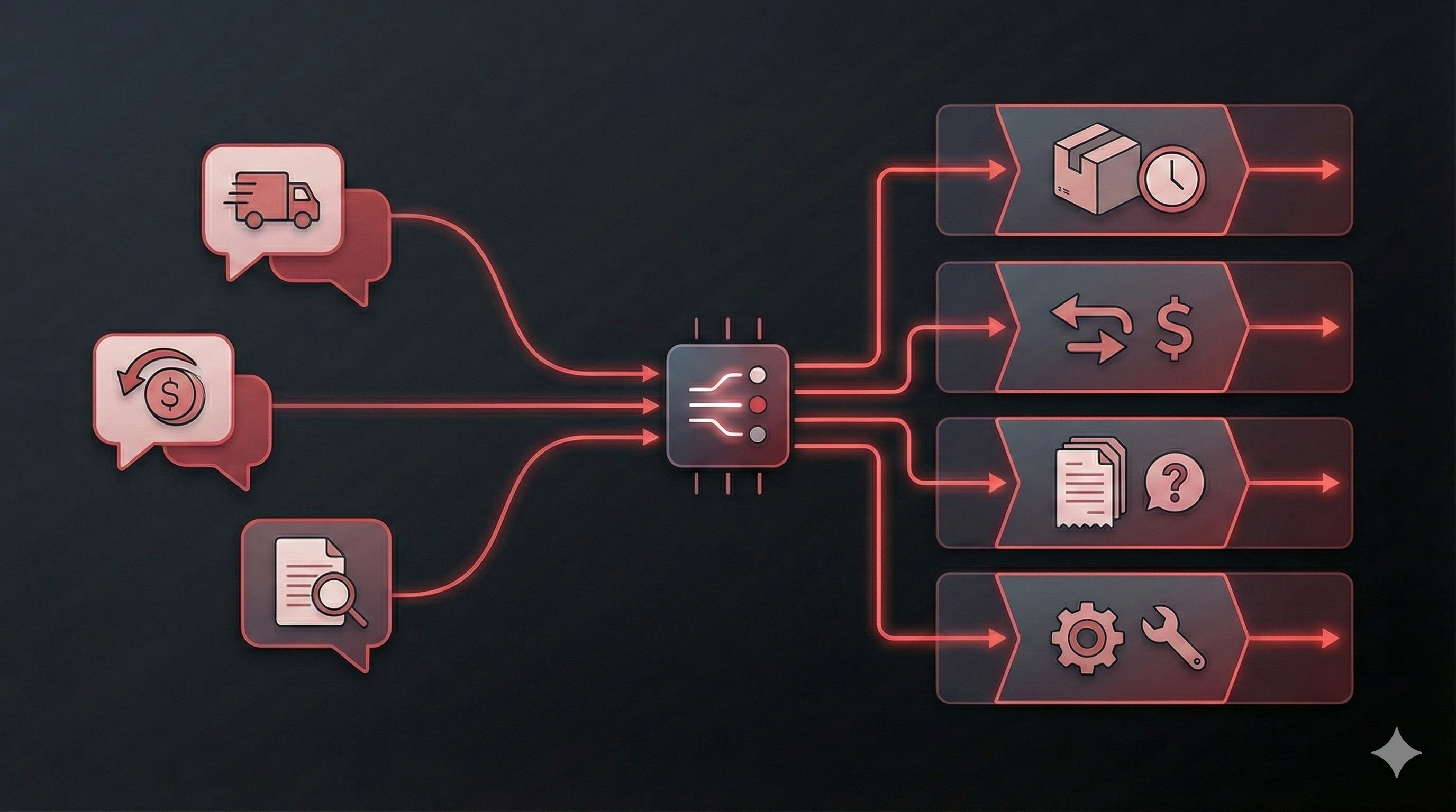 Smart query building workflow diagram